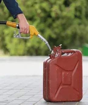 Fuel dispensed at the point of delivery