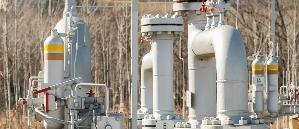 Metering and regulating station